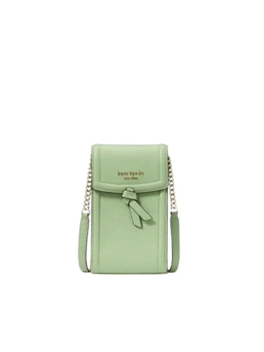 NWT Kate Spade New York Knott North South Photo Crossbody K6376 BeachGlass Green